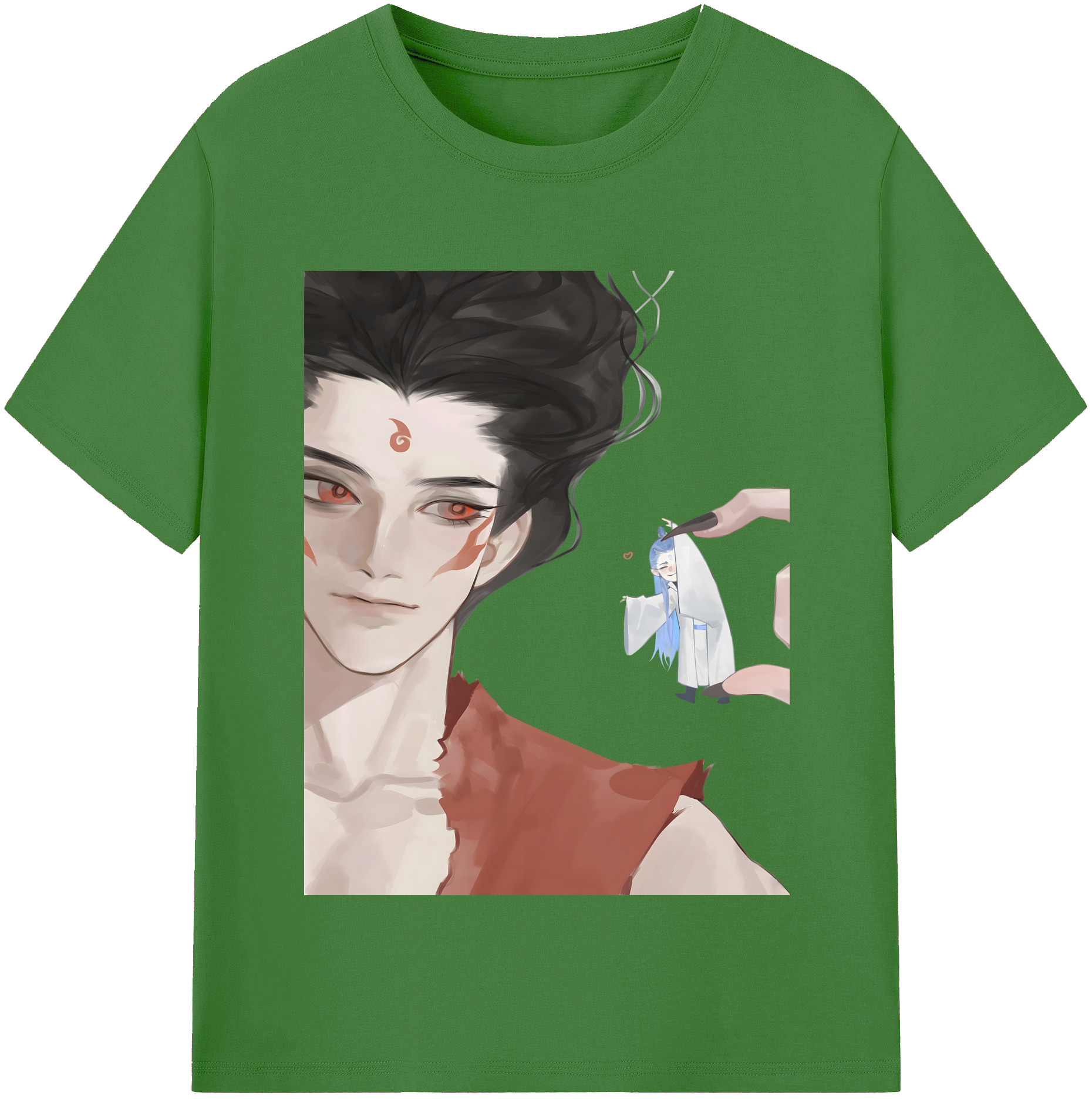 （画像用） Ne Zha 2 ナタ 魔童の大暴れ レディースカジュアルプリントTシャツ（綿100％）